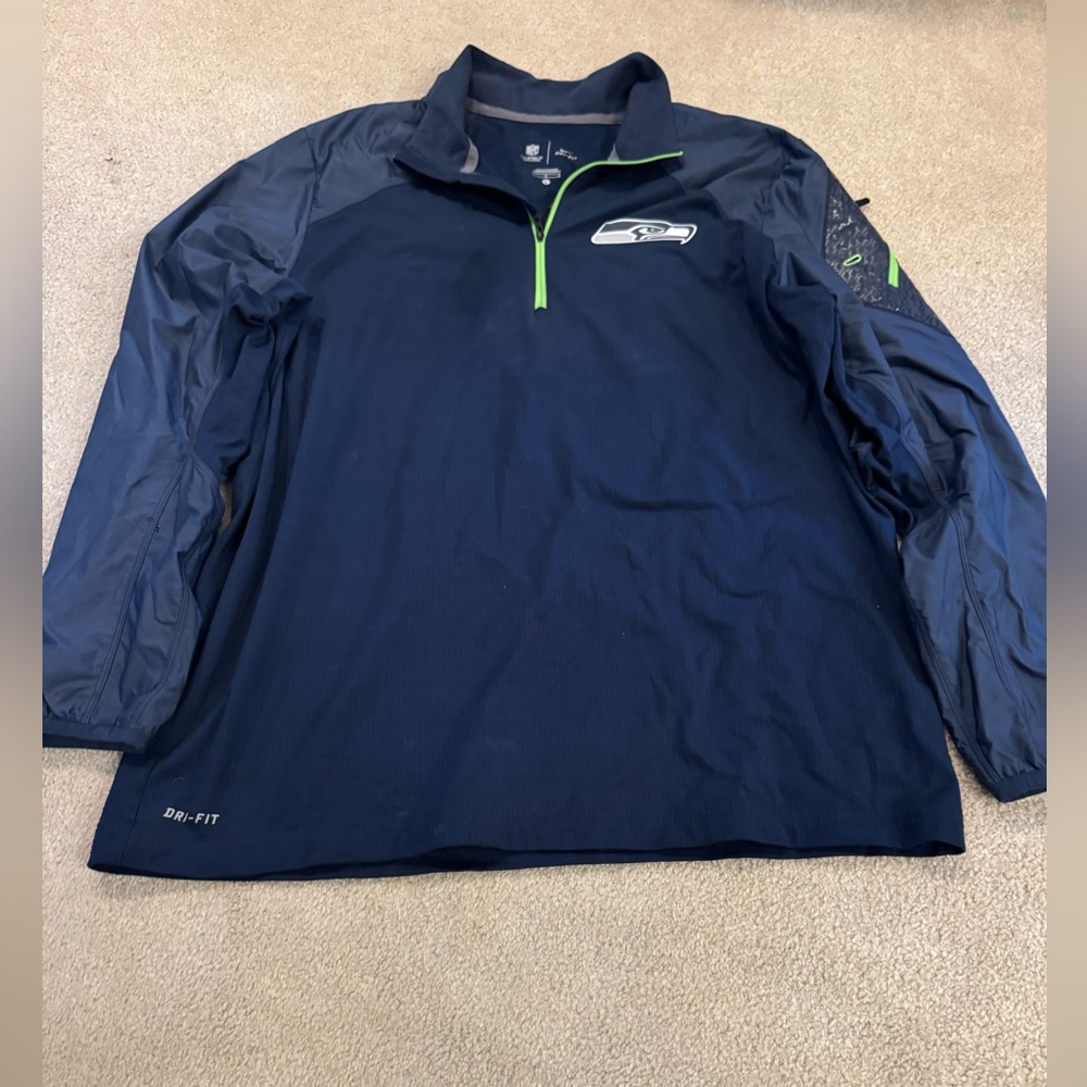 2/$15 SWEATERS 🧥 SALE! | 
Seahawks NFL Navy and Green Men's Jacket